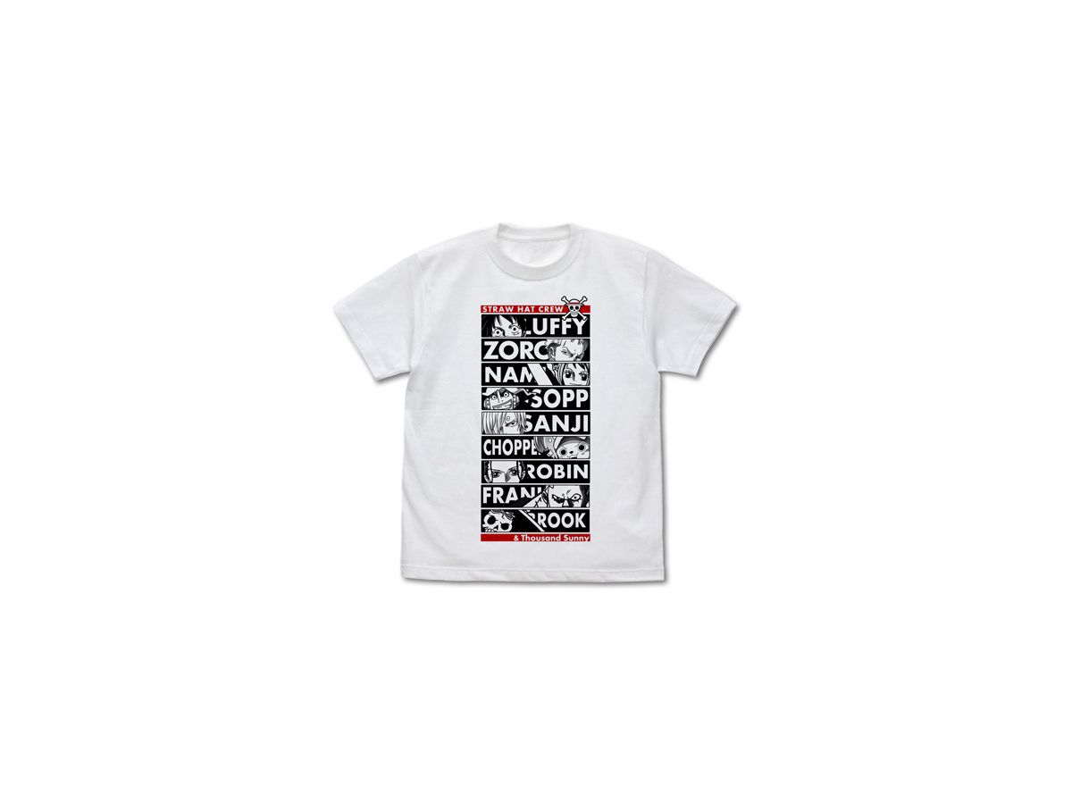 ワンピース レヴェリー編 麦わらの一味 Tシャツ White L By コスパ ホビーリンク ジャパン ワンピース レヴェリー編 麦わらの一味 Tシャツ White L By コスパ ホビーリンク ジャパン