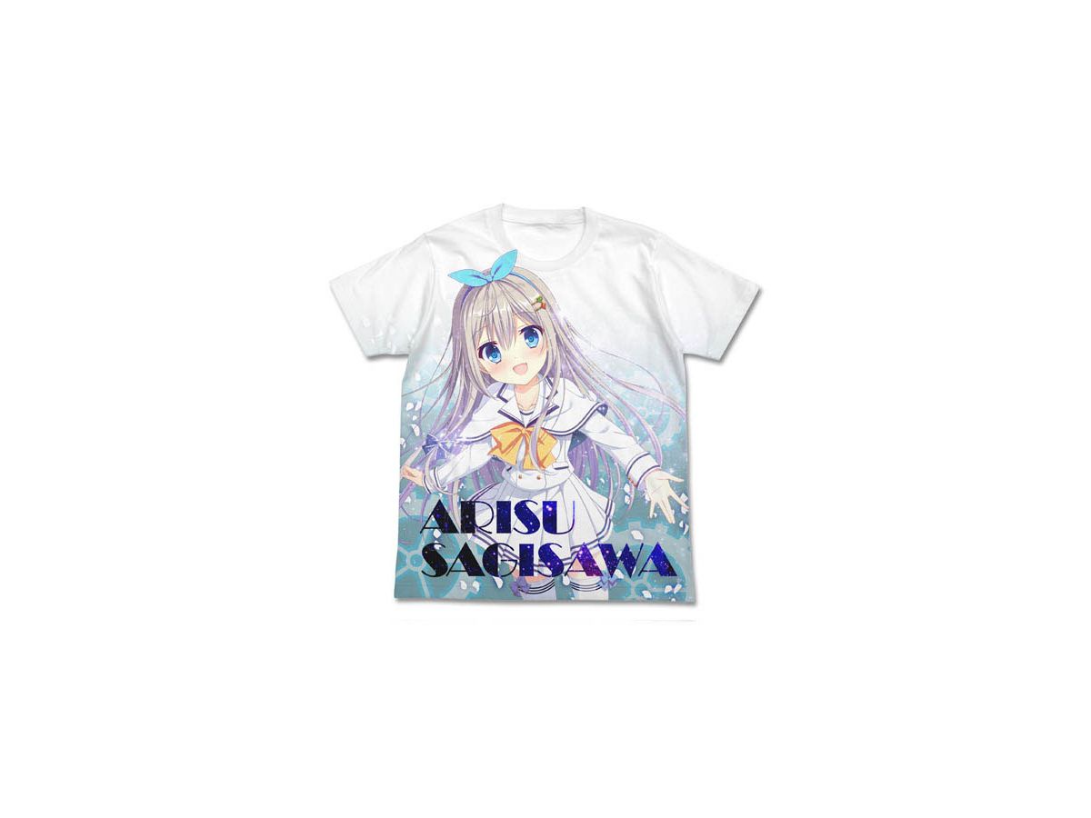 D.C.4 -ダ・カーポ4-: 鷺澤有里栖 フルグラフィックTシャツ/WHITE-L 