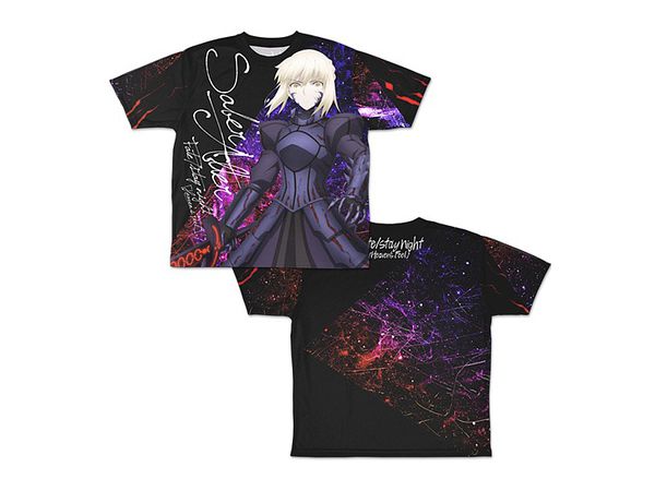 Fate/stay night [HF]: セイバーオルタ 両面フルグラフィックTシャツ 