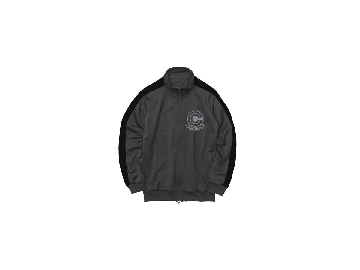 DBZ: カプセルコーポレーション ジャージVer.2.0/DARK GRAY x BLACK-L 