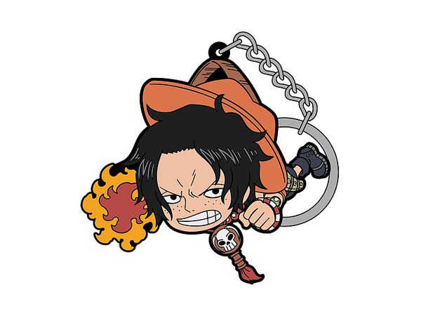 ワンピース: エース つままれキーホルダー (戦闘態勢Ver.) | HLJ