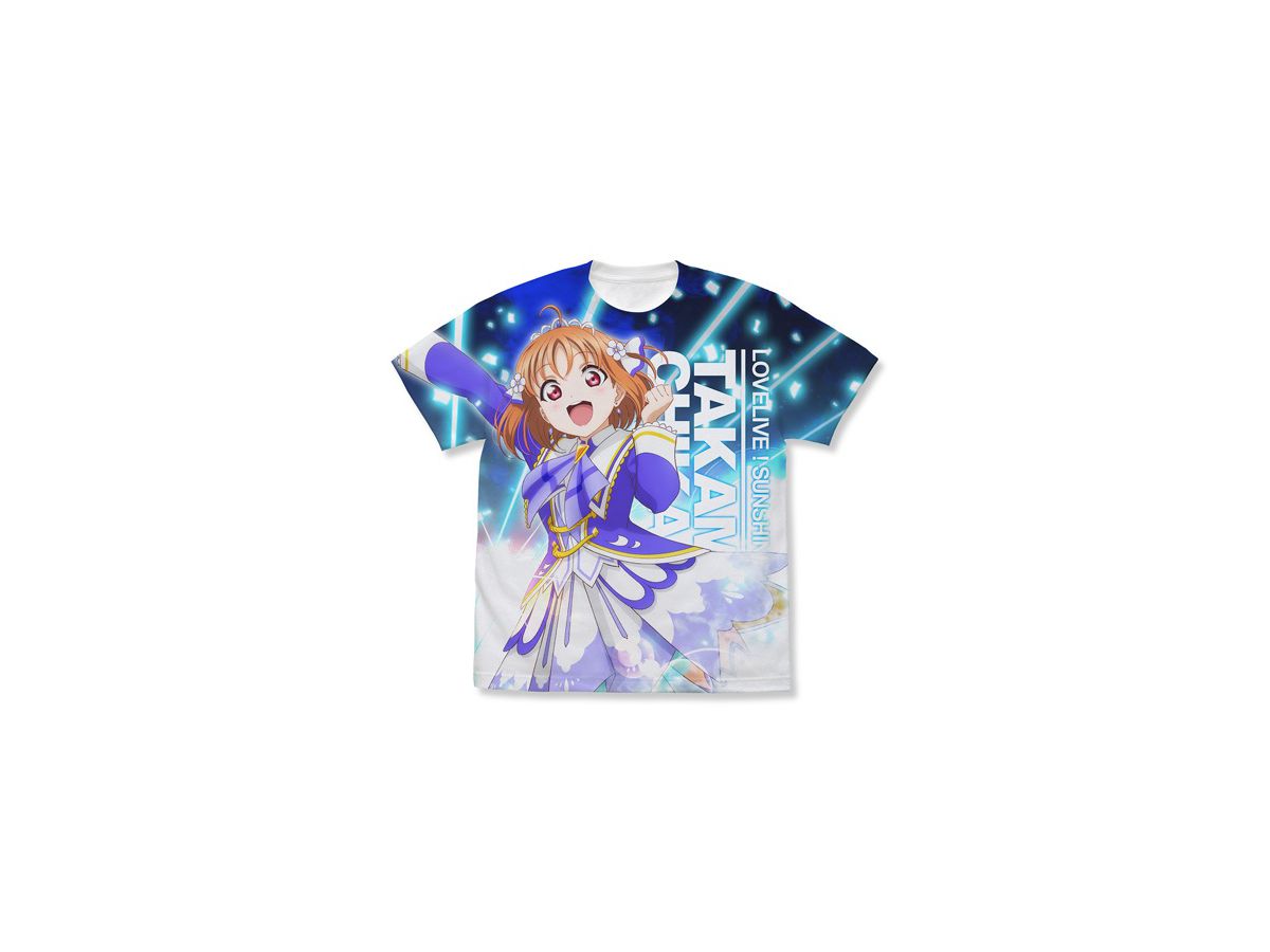 高海千歌 フルグラフィックTシャツ Over the Rainbow Ver./WHITE
