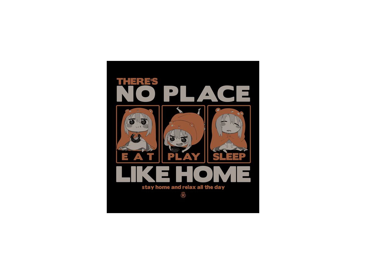 干物妹 うまるちゃんr うまるのやっぱりおうちが一番 Tシャツ Black M By コスパ ホビーリンク ジャパン 干物妹 うまるちゃんr うまるのやっぱりおうちが一番 Tシャツ Black M By コスパ ホビーリンク ジャパン