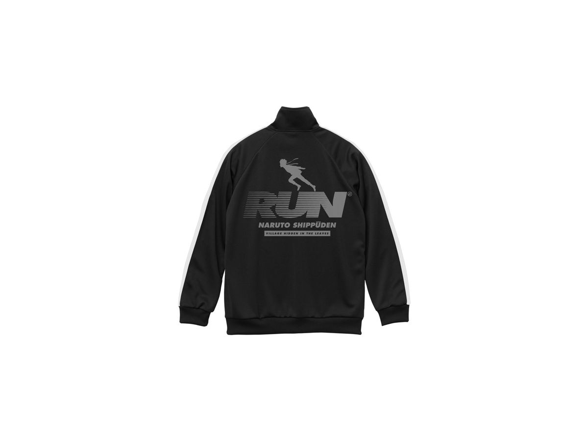 NARUTO-ナルト- 疾風伝: ナルトRUN ジャージ/BLACK x WHITE-L