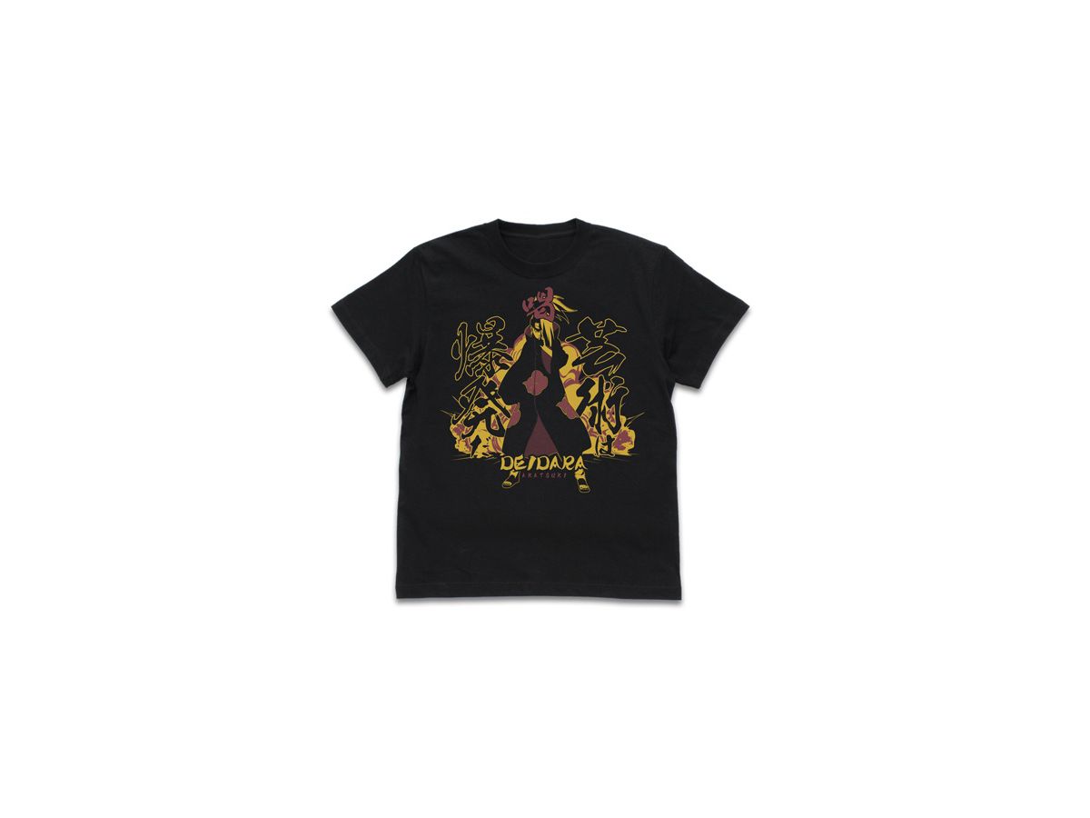NARUTO-ナルト- 疾風伝: デイダラ 芸術は爆発だ Tシャツ/BLACK-XL