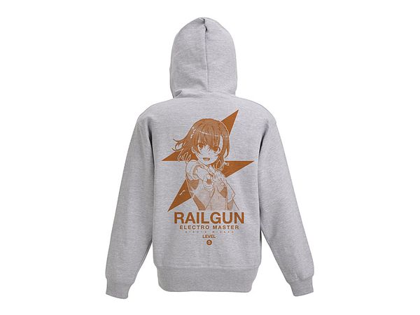 【激レア】御坂美琴 ライトパーカー とある科学の超電磁砲T: 御坂美琴 ジップパーカー Ver.2.0 Mix Gray L