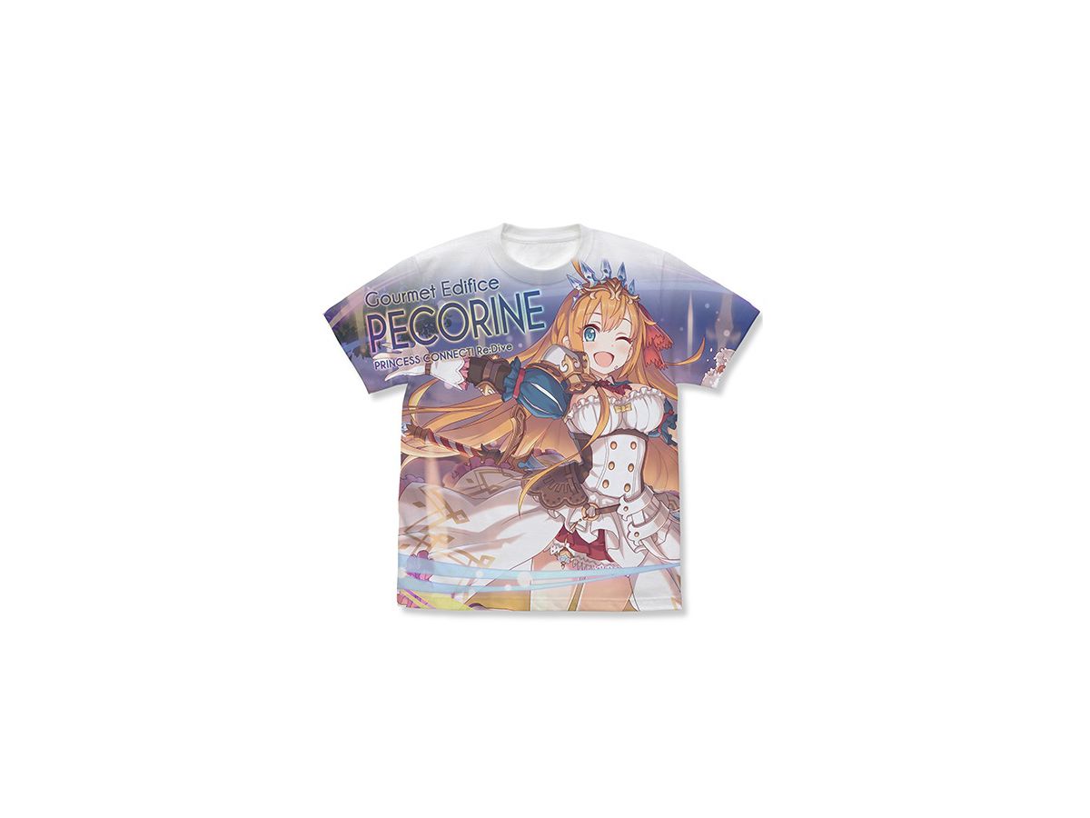 Tシャツ(キャラクター)　ペコリーヌ フルグラフィックTシャツ レッド×ホワイト フリーサイズ 「プリンセスコネクト!Re：Dive ポップアップストア」 プリンセスコネクト! Re:Dive: ペコリーヌ フルグラフィックT