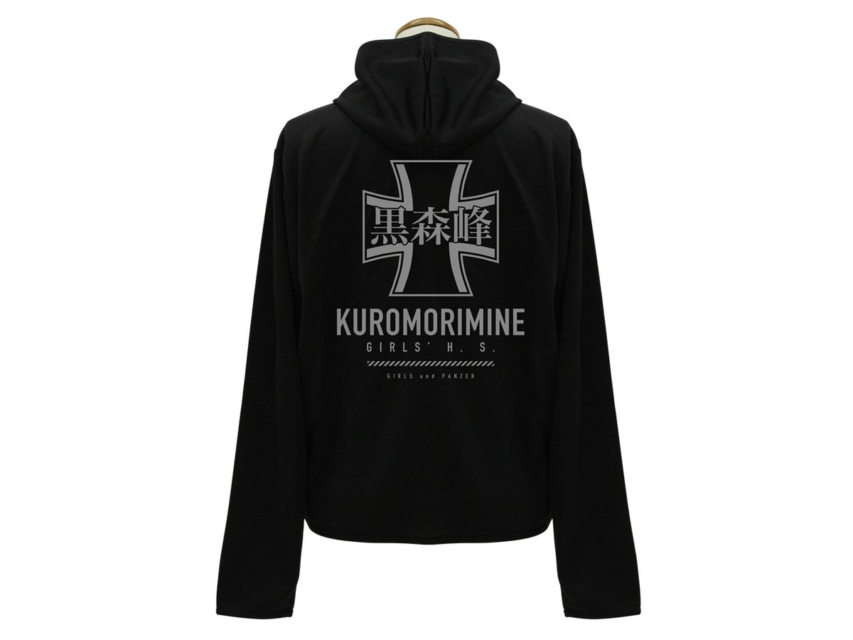 ガールズ パンツァー 黒森峰女学園 薄手ドライパーカー Black M By コスパ ホビーリンク ジャパン