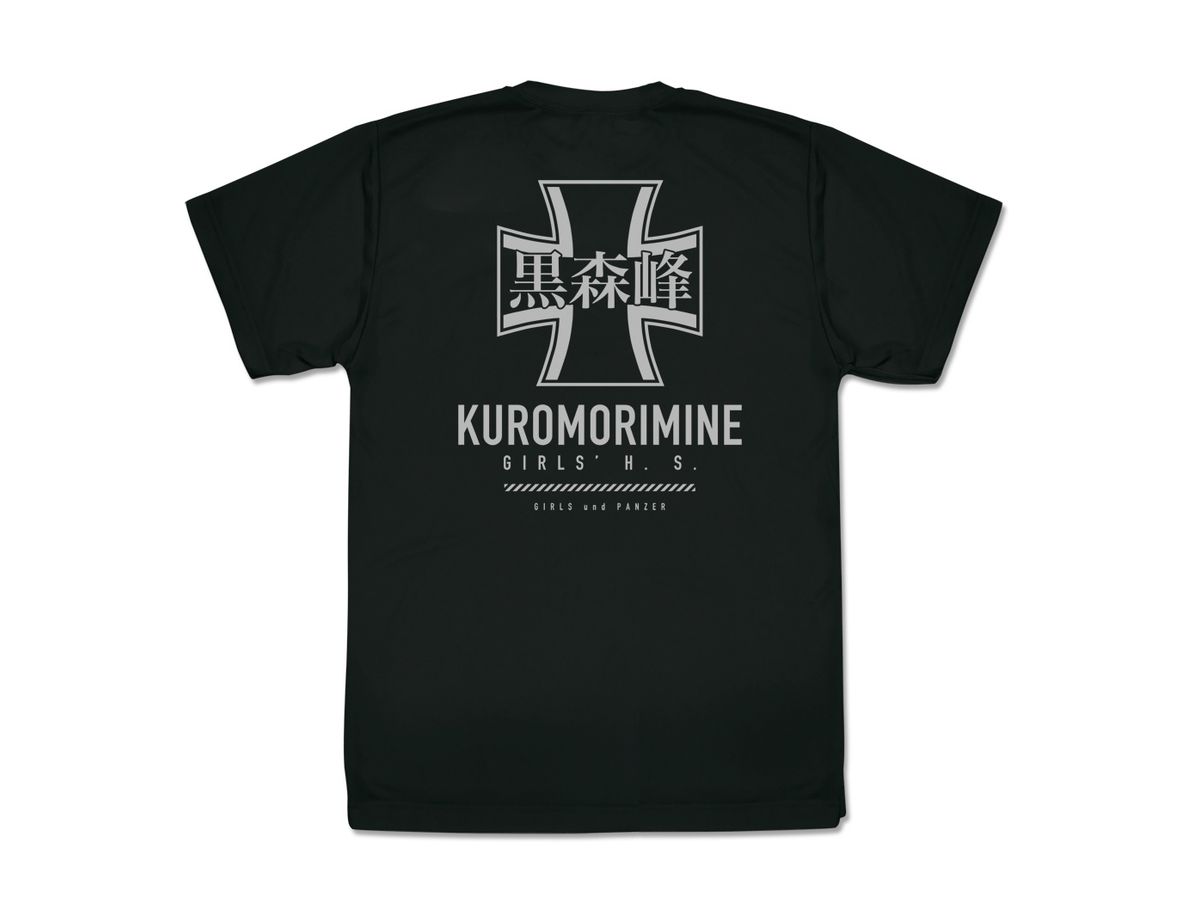 ガールズ&パンツァー 黒森峰女学園 ドライTシャツ Black S | HLJ.co.jp