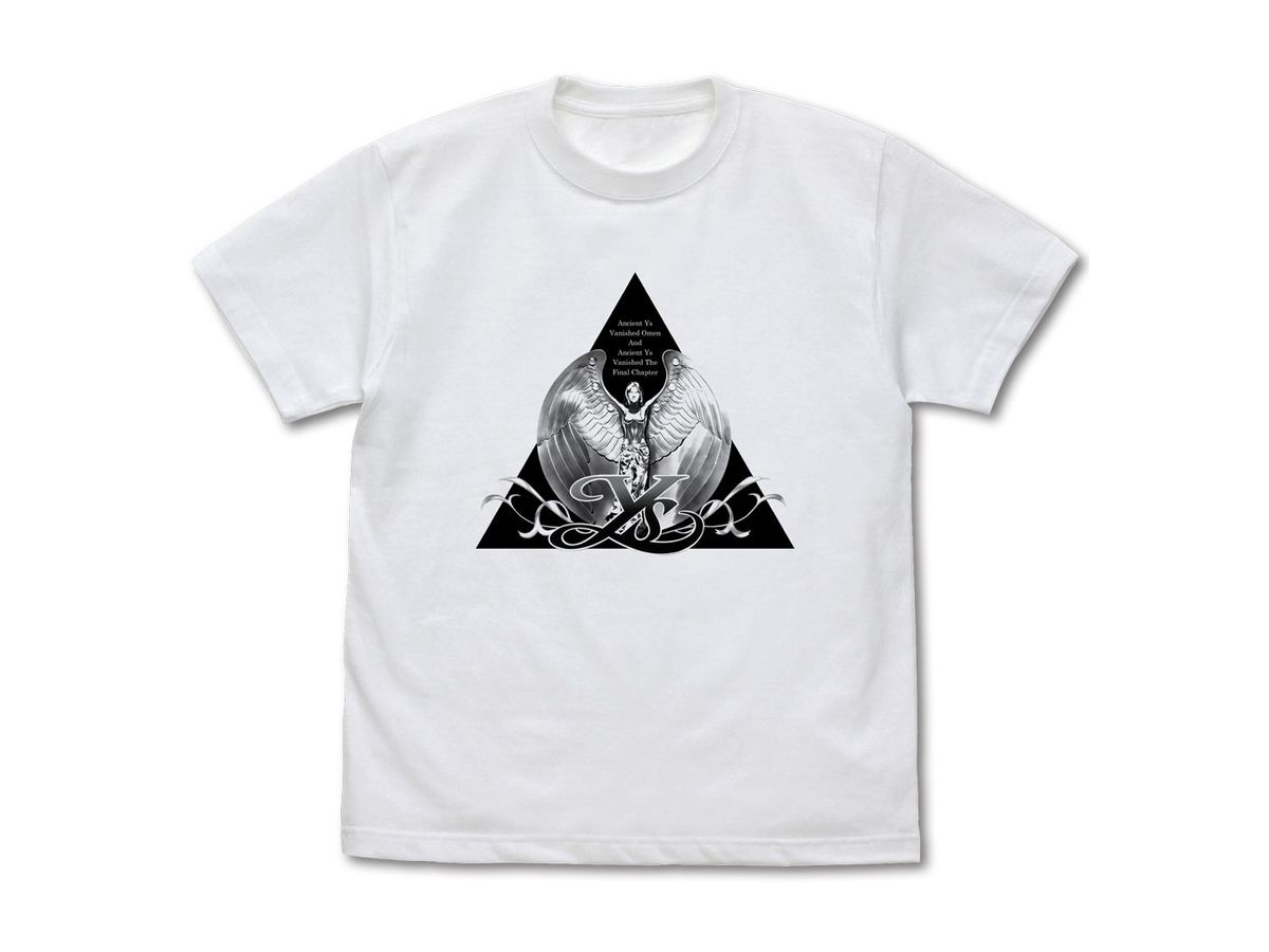 イース トライアングルロゴ Tシャツ White L