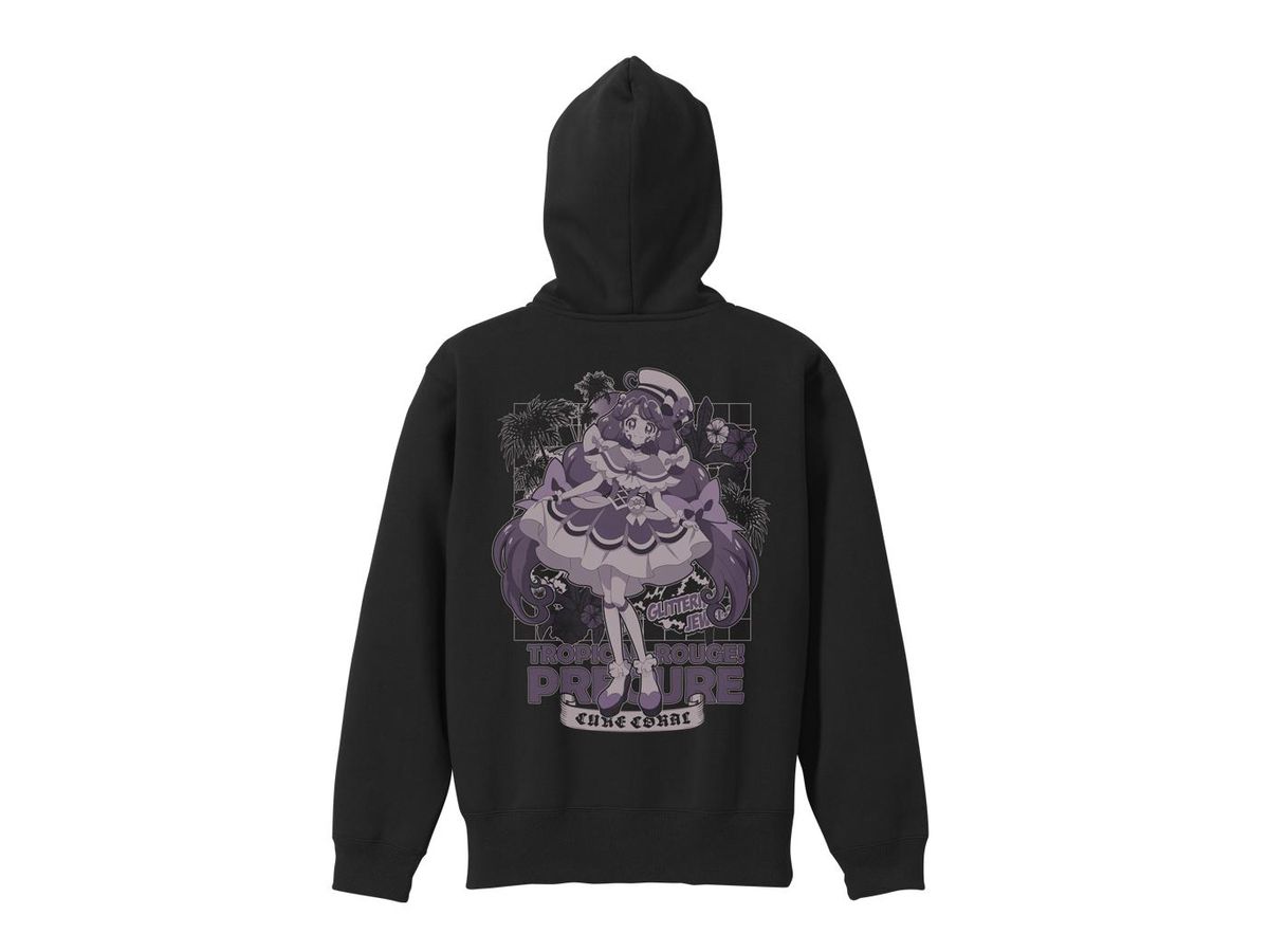 トロピカルージュ! プリキュア: キュアコーラル ジップパーカー Black