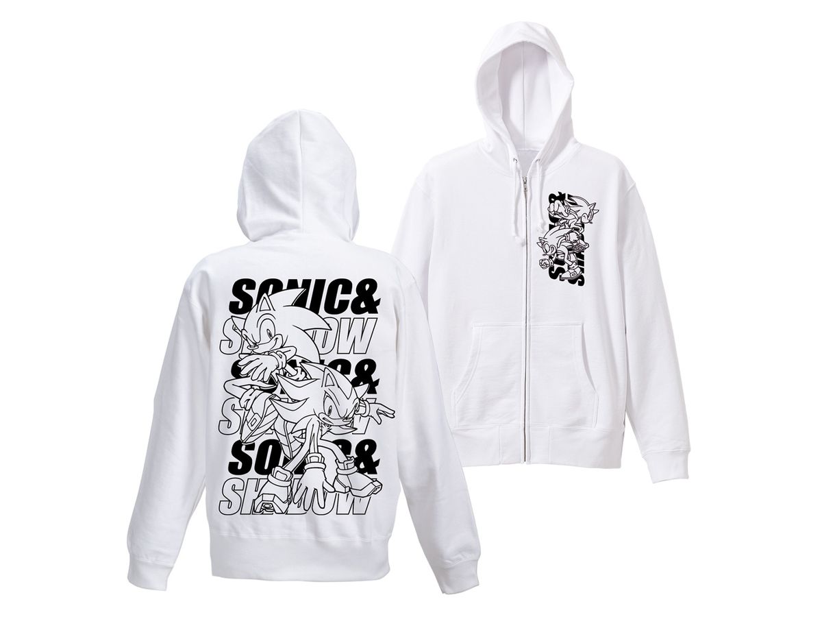 SONIC & SHADOW ジップパーカー WHITE M | HLJ.co.jp