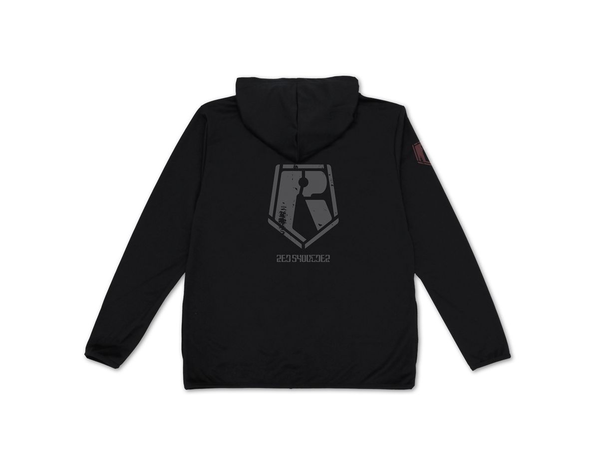 装甲騎兵ボトムズ: レッドショルダー 薄手ドライパーカー BLACK