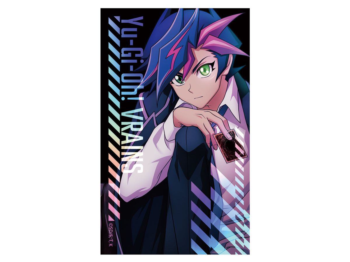 遊戯王VRAINS: 描き下ろし 藤木遊作 ミニステッカー 最強の決闘