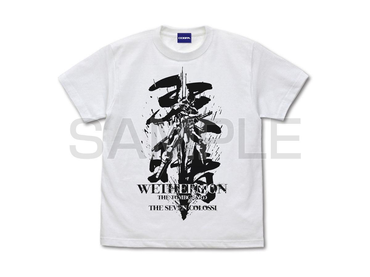 シャングリラ・フロンティア: 墓守のウェザエモン Tシャツ WHITE L
