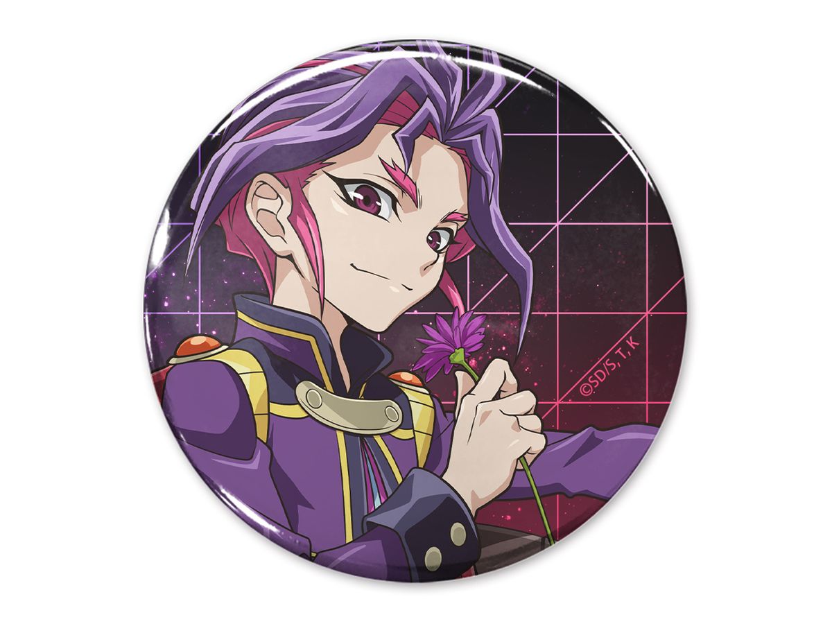 遊戯王ARC-V: 描き下ろし ユーリ 65mm缶バッジ 一輪のゆらめき