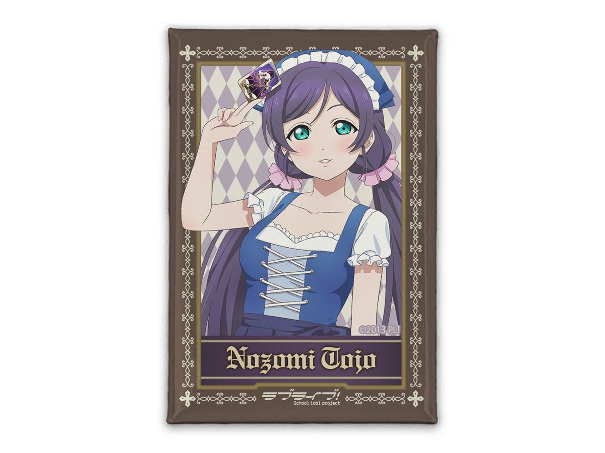 ラブライブ!: 描き下ろし 東條 希 スクエア缶バッジ ディアンドルVer
