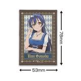 ラブライブ!: 描き下ろし 園田 海未 スクエア缶バッジ ディアンドルVer