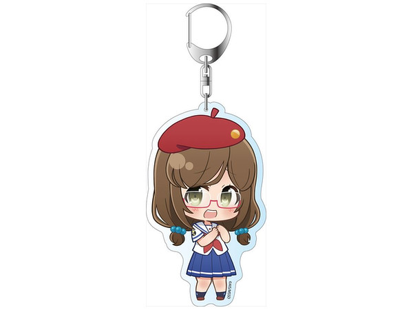 ハイスクール フリート デカキーホルダー ぷにキャラ 青木百々 ハイスクール フリート デカキーホルダー ぷにキャラ 青木百々