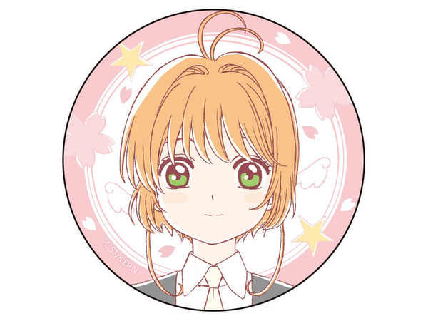 カードキャプターさくら カンバッジ 木之本桜 カードキャプターさくら クリアカード編 切り絵シリーズ 和紙缶