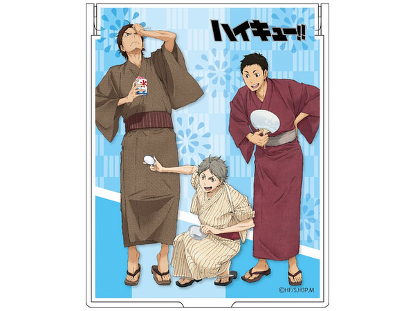 ハイキュー 烏野高校 Vs 白鳥沢学園高校 ミラー 澤村大地 菅原孝支 東峰旭 夏祭りver ハイキュー 烏野高校 Vs 白鳥沢学園高校 ミラー 澤村大地 菅原孝支 東峰旭 夏祭りver