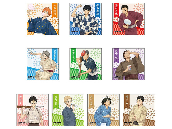 ハイキュー 烏野高校vs白鳥沢学園高校 スタンドミニ色紙 夏祭り Ver 1 Box 10pcs By コンテンツシード ホビーリンク ジャパン ハイキュー 烏野高校vs白鳥沢学園高校 スタンドミニ色紙 夏祭り Ver 1 Box 10pcs By コンテンツシード ホビーリンク ジャパン