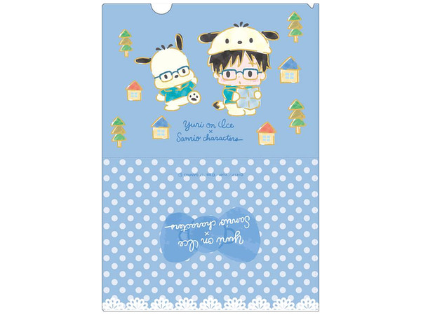 ユーリ!!! on ICE x サンリオキャラクターズ クリアファイル スタンプ
