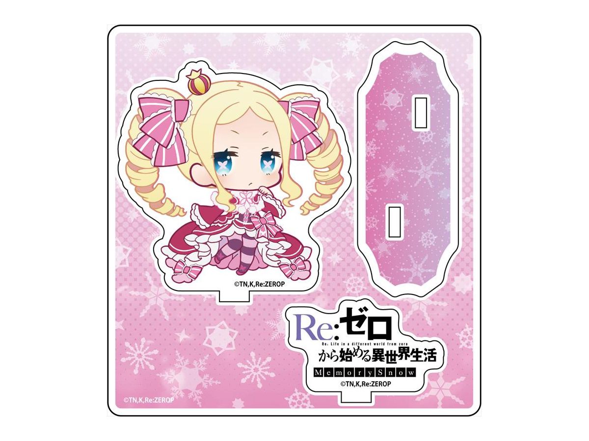 Re:ゼロから始める異世界生活 Memory  ぷにキャラ ベアトリス Re:ゼロから始める異世界生活 Memory Snow アクリルジオラマ ぷに