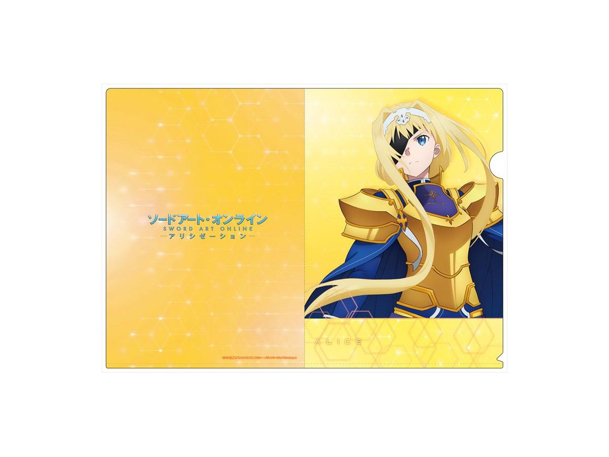 ソードアート・オンライン アリシゼーション クリアファイル アリス