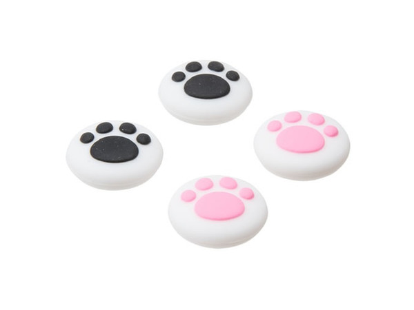 Nintendo Switch ジョイコン用 アナログスティックカバーねこにゃん 白 Nintendo Switch ジョイコン用 アナログスティックカバーねこにゃん 白