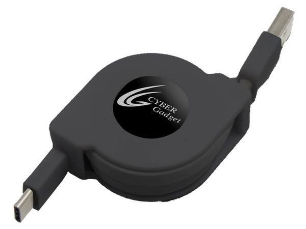 Nintendo Switch: USB巻き取り充電ケーブル by サイバーガジェット