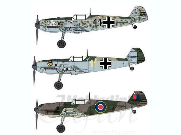1/32 ドイツ空軍 メッサーシュミット BF109E-3 | HLJ.co.jp
