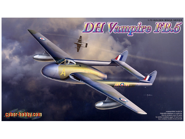 1/72 イギリス空軍 デ・ハビランド・バンパイア FB.5 | HLJ.co.jp