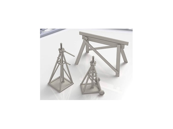 1 48 ドイツ空軍 ジャッキスタンド 木挽き台セット スタンダード版 1 48 ドイツ空軍 ジャッキスタンド 木挽き台セット スタンダード版