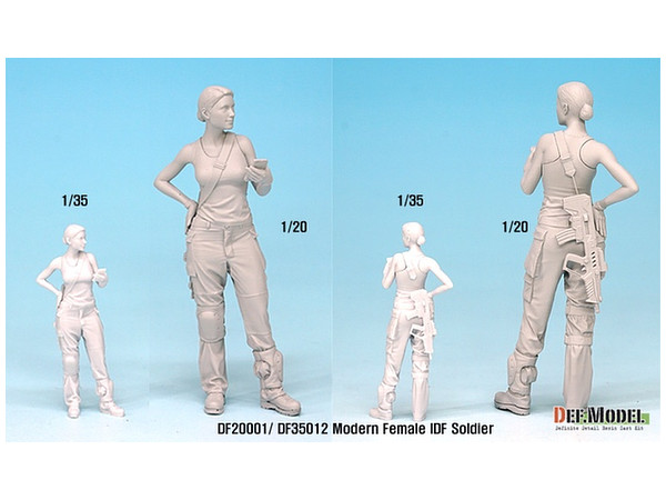 女性兵士4体 ミリタリー 1/35スケール ミニスカ フィギュア 女性