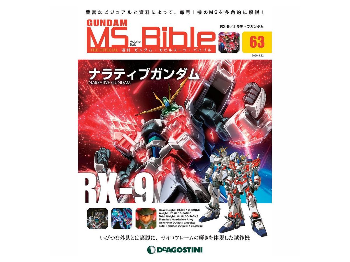 週間 ガンダム モビルスーツ バイブル 063 By デアゴスティーニ ホビーリンク ジャパン 週間 ガンダム モビルスーツ バイブル 063 By デアゴスティーニ ホビーリンク ジャパン