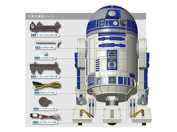 週刊 スター・ウォーズ R2-D2 #037 | HLJ.co.jp