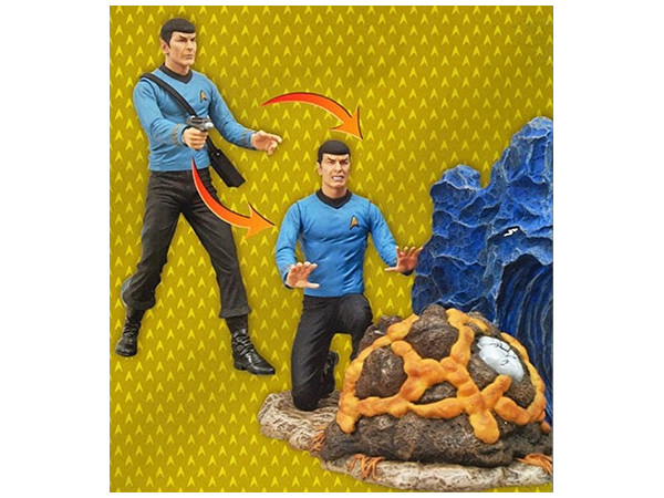 激レア！未開封〈スタートレックMrスポック〉vs地底怪獣ホルタ/顔手足２パターン 激レア！未開封〈スタートレックMrスポック〉vs地底怪獣ホルタ