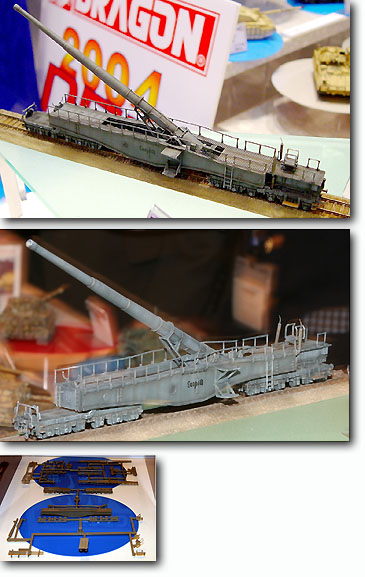 DRAGON 1/144 レオポルド 列車砲　2輌セット 1/144 28cm列車砲 レオポルド & フィギュア & 直線レール | HLJ.co.jp