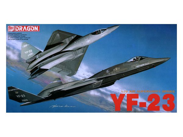 プラモデル完成機　1/72　YF-23 Amazon.com: TAMIYA 1/72 Warbird Collection WB-15 Northrop YF