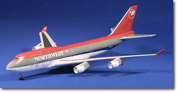 1/400 ノースウエスト B747-400 City of Tokyo | HLJ.co.jp