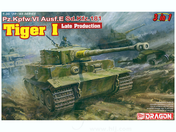 1/35 WW.II ドイツ重戦車 Pz.Kpfw.VI Ausf.E ティーガーI 後期