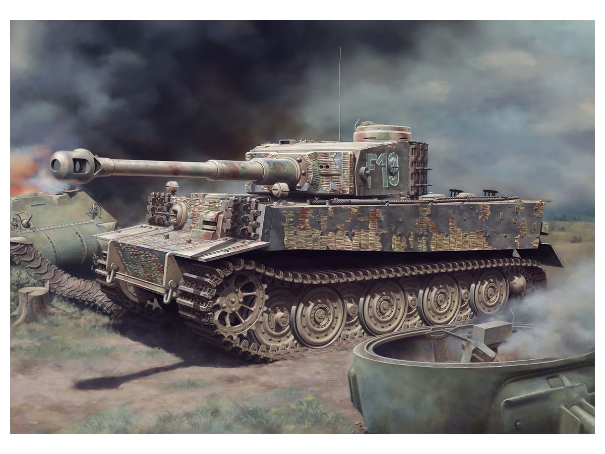 1/35 フェールマン戦闘団ティーガーI完成品 Sd.Kfz.181 Pz.Kpfw.VI Ausf.E タイガーI 初期型 w/スチール
