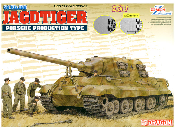 1/35 WW.II ドイツ軍 ヤークトティーガー ポルシェタイプ (2in1