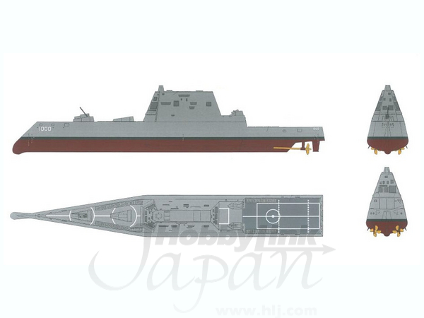 700 USS Zumwalt (DDG-1000) by Dragon HobbyLink Japan