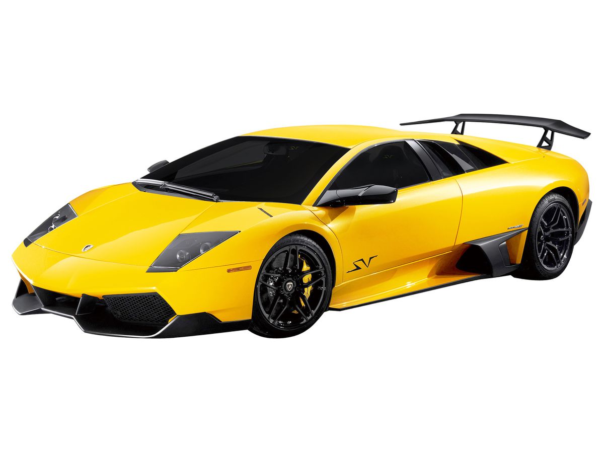 ランボルギーニ ムルシエラゴイエローRCカー　1/24スケール Lamborghini Murcielago Roadster Yellow Metallic 1/24 Diecast