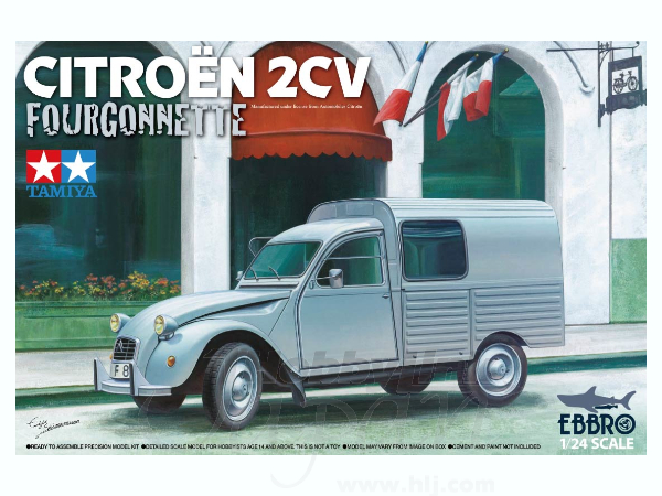 絶版 エブロ/タミヤ 1/24 シトロエン 2CV フルゴネット 未組立品 エブロ 1/24 シトロエン 2CV FOURGONNETTE | クアトロポルテ 通販