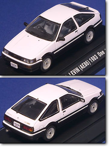 1/43 カローラ レビン AE86 ホワイト/ブラック | HLJ.co.jp 1/43 カローラ レビン AE86 ホワイト/ブラック | HLJ.co.jp