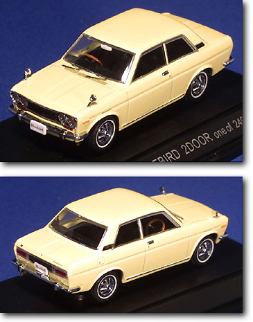 ●EBBRO DATSUN 510 4ドアセダン & 　2ドア Datsun 510 Bluebird 2-door sedan] This is a 2-door sedan