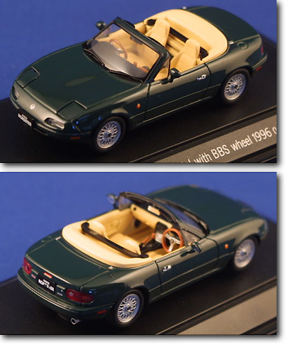 エブロ　1/43　ユーノスロードスターVスペシャル　グリーンブラウン 1/43 ユーノス・ロードスター V スペシャル グリーン | HLJ.co.jp